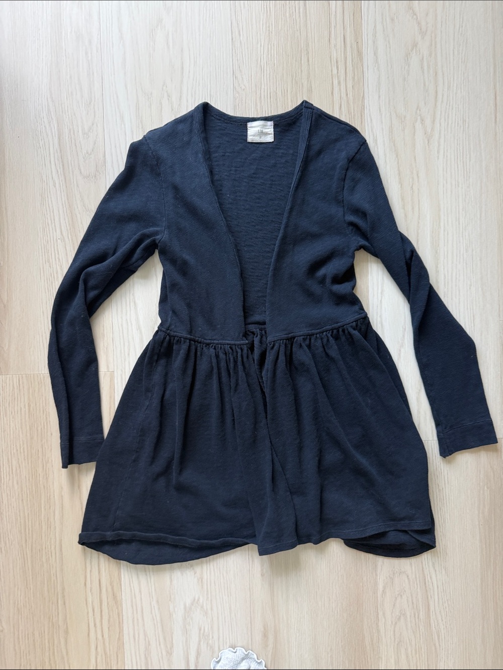 Anthropologie Open Front Long Sleeve Cardigan SM by T.La
